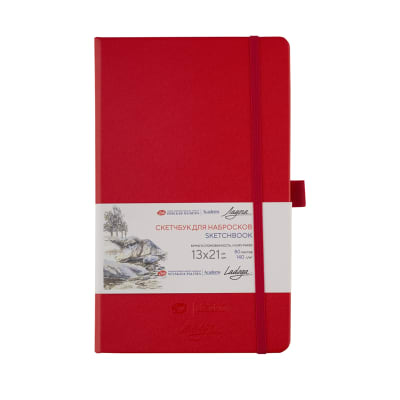 SKETCBOOK LADOGA 13X21 ROJA 140G 80HJS