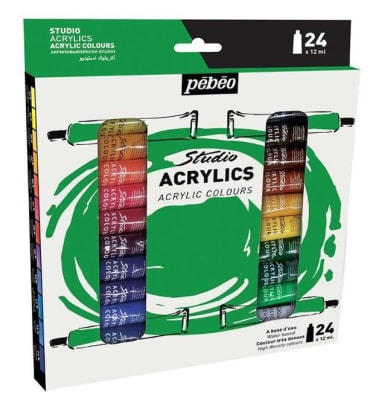 Set acrílico Pebeo 24 colores 12ml1