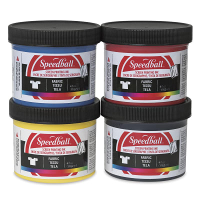 SET TINTA PARA TELA SPEEDBALL 118,2 ML