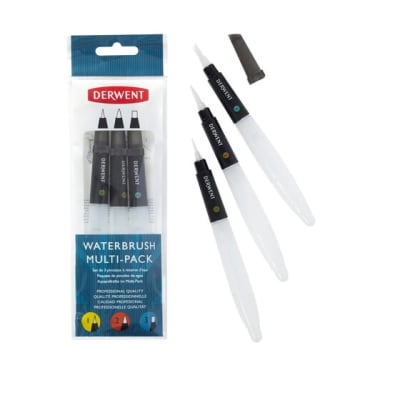 SET WATERBRUSH DERWENT 3 PUNTAS