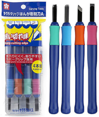Set de gubias para Linóleo Xilografía1