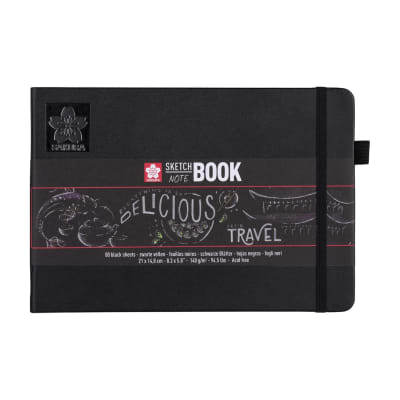 SKETCHBOOK SAKURA BLACK 140GRS 21x14,8cm