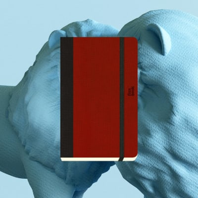 FLEX BOOK ADVENTURE NOTEBOOK RULED A6 ROJA