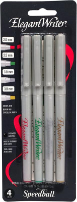 Set de marcadores caligráficos (punta plana)