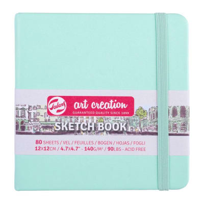 LIBRETA ART CREATION 140GR MINT 12X12CM1