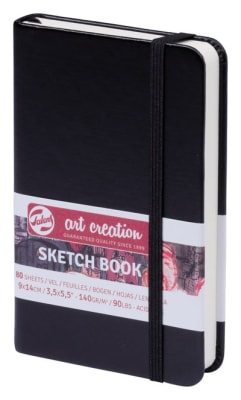 LIBRETA ART CREATION 140GR BLACK 9X14CM1