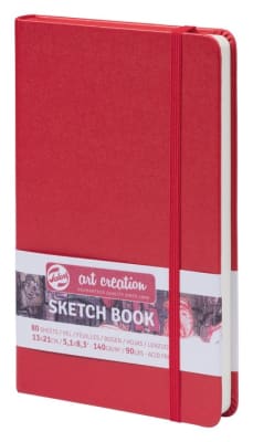 LIBRETA ART CREATION 140GR RED 13X211