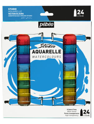 SET ACUARELA PEBEO 24 colores1