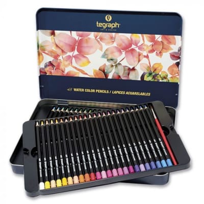 CAJA METÁLICA LÁPICES ACUARELABLES TEGRAPH1