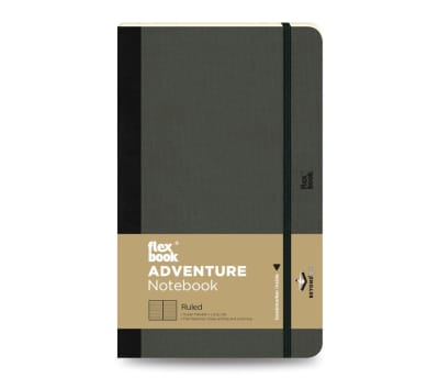 FLEX BOOK ADVENTURE NOTEBOOK RULED A5 NEGRA