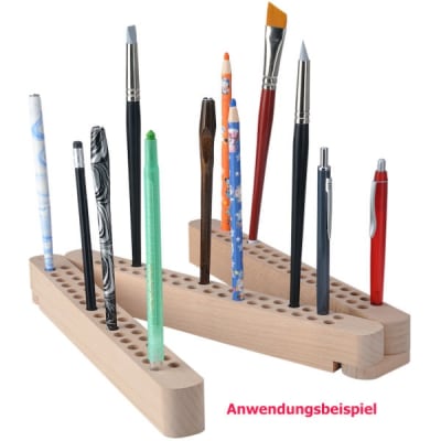 PORTA LÁPICES & PINCELES DE MADERA1