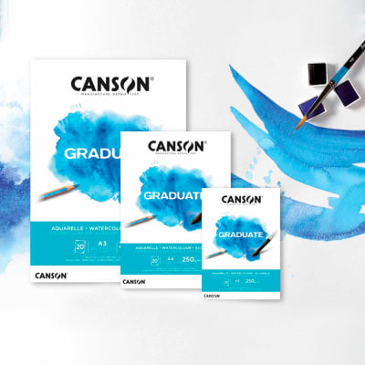 Pad Canson Graduate Acuarela 250gr1