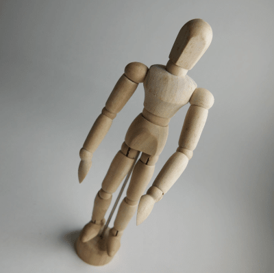 Maniqui madera 15cm