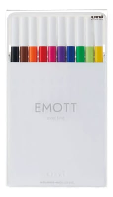 FINE LINER EMOTT 10 COLORES NO.11