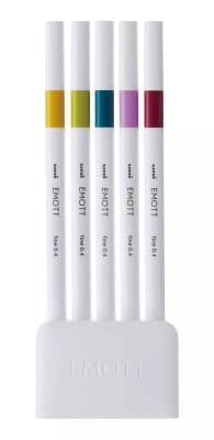 Fine Liner 0.4 EMOTT 5 colores NO.8