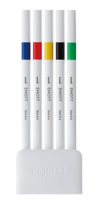Fine Liner 0.4 EMOTT 5 colores NO.1