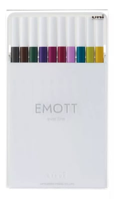 FINE LINER EMOTT 10 COLORES NO.3
