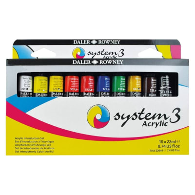 SET ACRILICO SYSTEM3 10 unidades 22ml