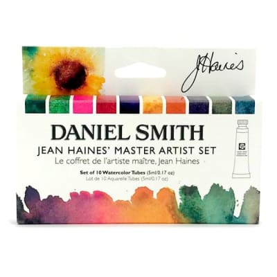 ACUARELAS DANIEL SMITH 10 COLORES 5ML JEAN HAINES' MASTER ASTIST SET1