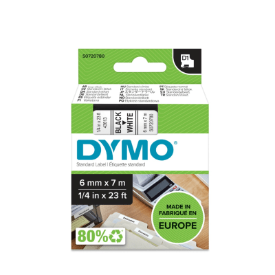 CAJA DYMO TAPE BLK/WHT 5 UNIDADES