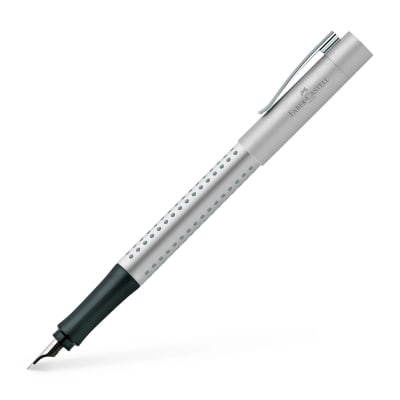 Pluma Fuente Grip Füller Faber Castell - Silver1