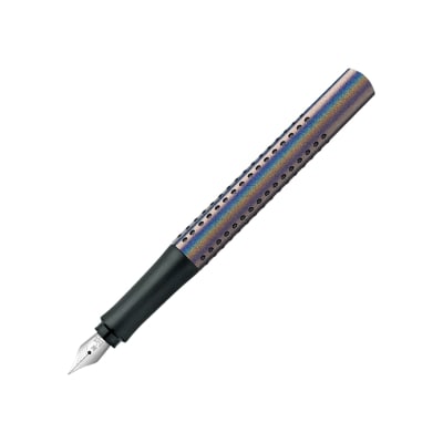 Pluma Fuente Grip Füller Faber Castell - Silver Glam