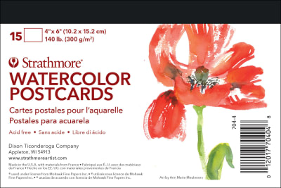 POSTALES PARA ACUARELA STRAHMORE 300G 15HJS1