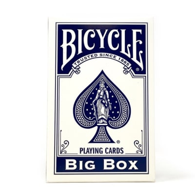Naipe bicycle BIG BOX BLUE