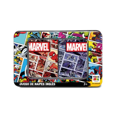 JUEGO DE NAIPES INGLÉS TOYNG MARVEL1