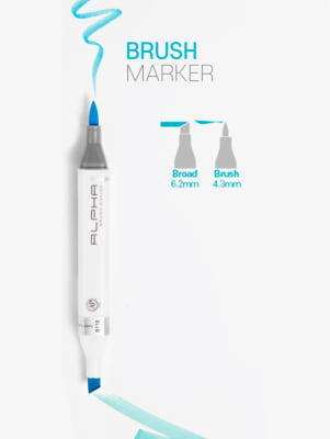 ALPHA BRUSH MARKER