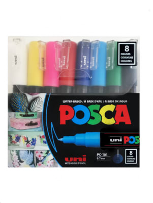 SET POSCA PC-1M 8 Colores1