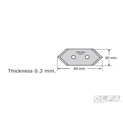 Repuesto Cuchilla MC-45 Grados 5 unidades1