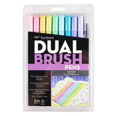 SET DUAL BRUSH PASTEL1