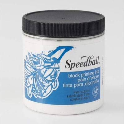 TINTA BLANCA PARA XILOGRAFÍA SOLUBLE EN AGUA 236.58 ML1