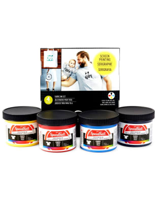 SET TINTA PARA TELA SPEEDBALL 118,2 ML