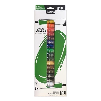 Set acrílico Pebeo 18 colores 12ml1