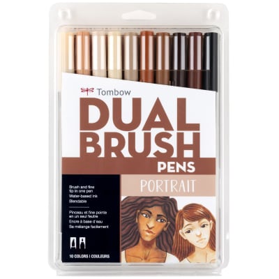 SET DUAL BRUSH PORTRAIT