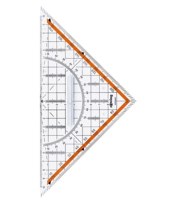 Escuadra Rotring para geometría con toma Centro 23cm