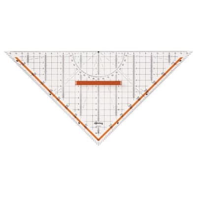 Escuadra Rotring con toma Centro 25CM1
