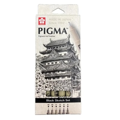 SET PIGMA BLACK SKETCH