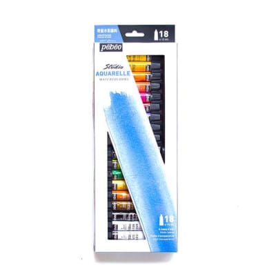 SET ACUARELA PEBEO 18 colores1