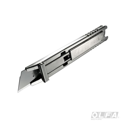 CUTTER DE SEGURIDAD AUTO RETRÁCTIL 100% INOXIDABLE SK-123