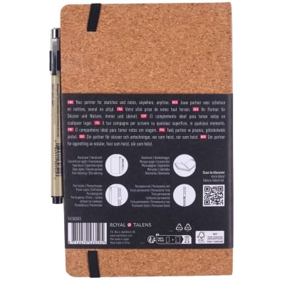 NOTEBOOK CORCHO + MICRON PN 13x21