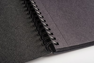 BLACK SKETCH PAD A4 165G