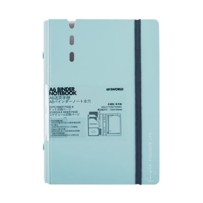 LIBRETA A6 SWORLD CELESTE