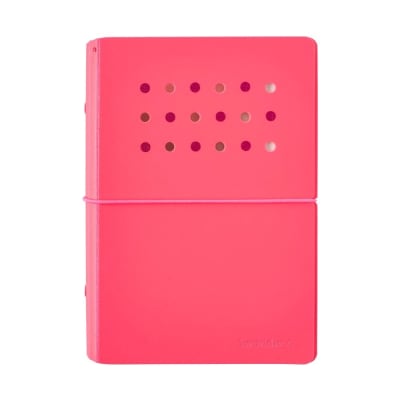 LIBRETA A6 4 ANILLOS SWORLD FUCSIA