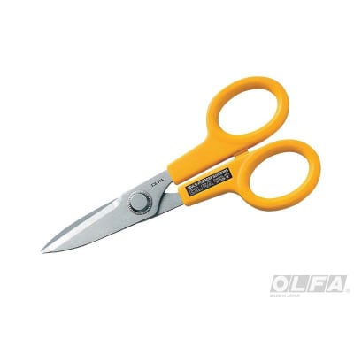 Tijera Olfa SCS-2 Micro dentada de 175mm. Antideslizantes1