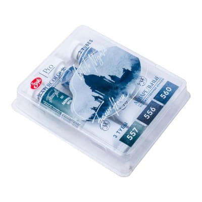 SET ACUARELA WHITE NIGHTS 3 TUBOS 10 ML MIDNIGHT