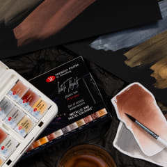 SET ACUARELA NEVSKAYA PALITRA WHITE NIGHTS Metallic and Pastel