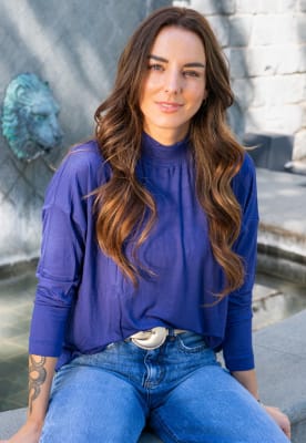 Polera Tokio Azul